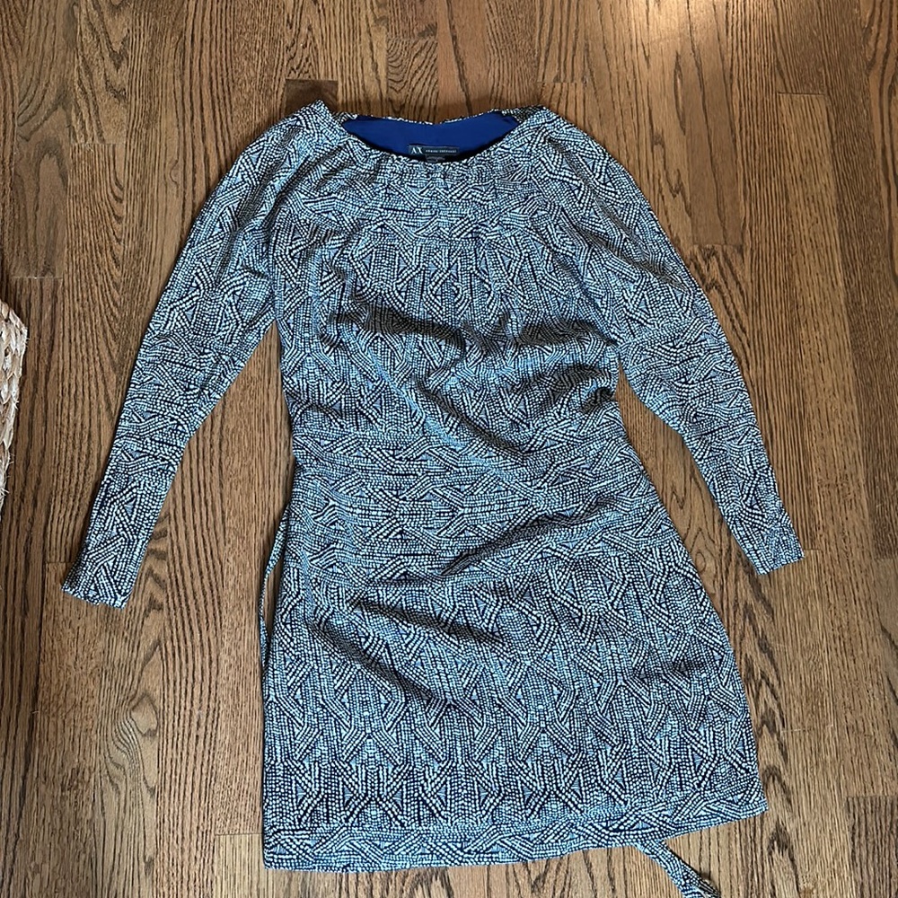 Armani exchange blue dress